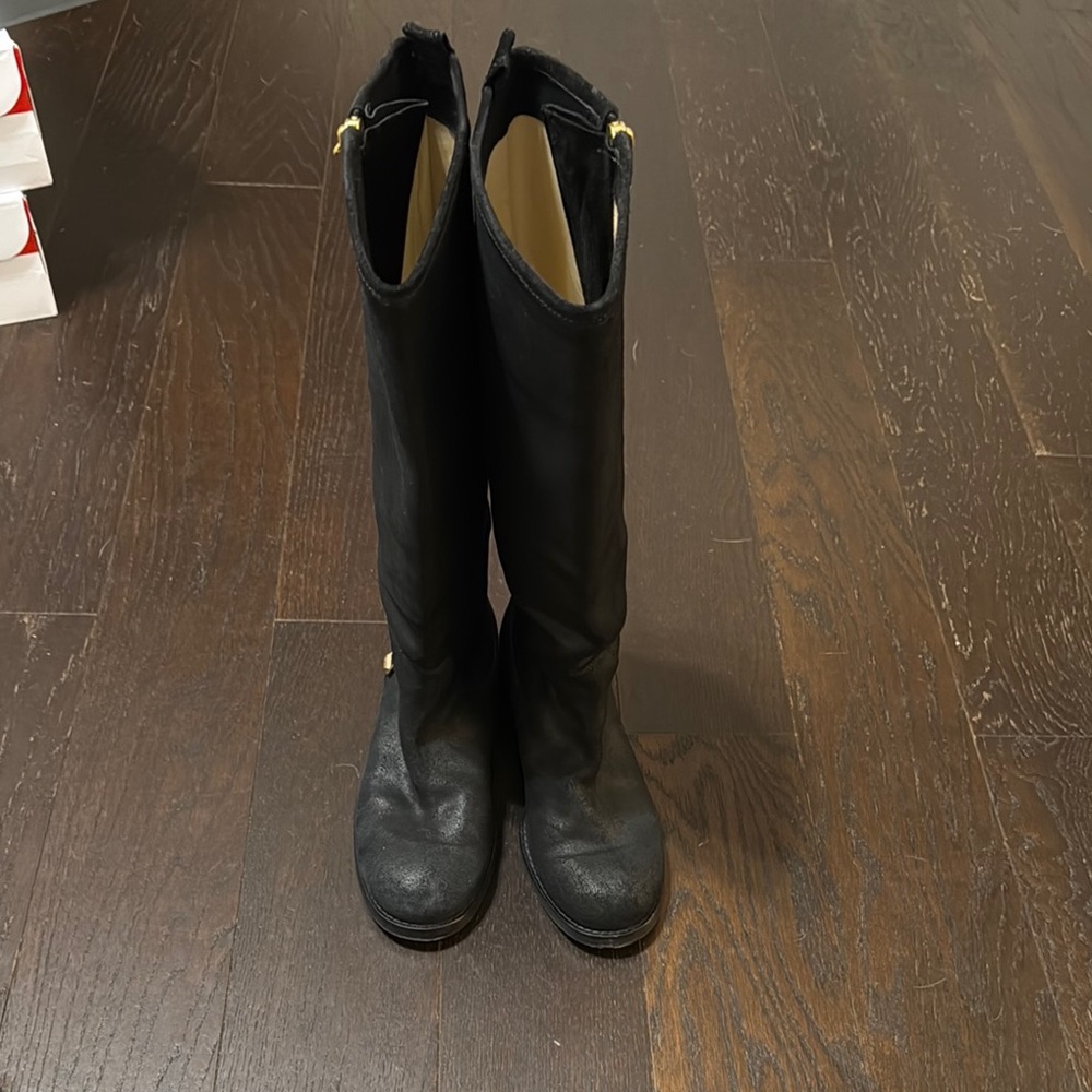 Jimmy Choo Black Knee-High Boots